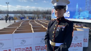 She Serves: Columbus Marine home for the holidays after years of serving overseas
