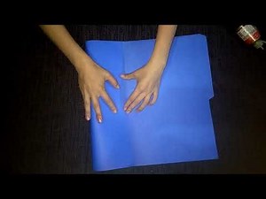 Cómo doblar un folder para hacer un Lapbook