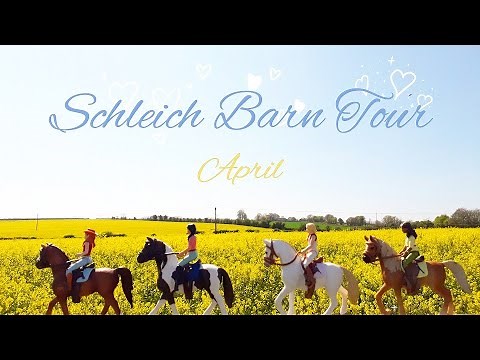Schleich Barn Tour || April 2020 || Schleich Horses | Lakeside Equestrian Centre