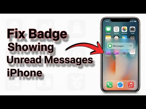 Fix Badge Showing Unread Messages on iPhone