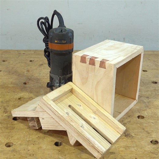 Amazing Woodworking Tools Tips and Hacks Turning Router To Router Jig For Box Joint Idea | Woodworking Tools TV