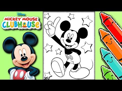 Color With Mickey! Fun Mickey Mouse Coloring Pages For Kids