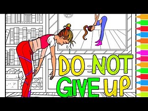 Coloring Do Not Give Up, Born to Run, Time to Relax | Sports Coloring Pages