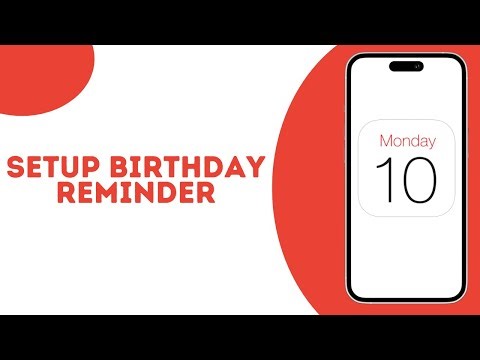How To Set Birthday Reminders On iPhone ?