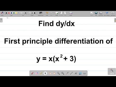 First Principle Differentiation of x(x²+3) #firstprinciple #differentiation #calculus #jonahemmanuel