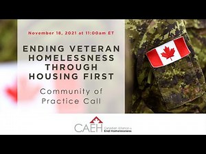Ending Veteran Homelessness through Housing First