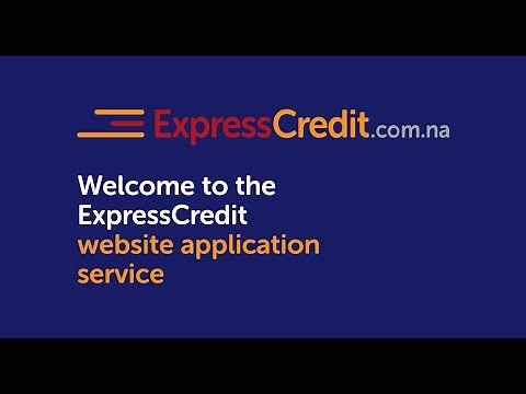 For NEW Customers: ExpressCredit web application service