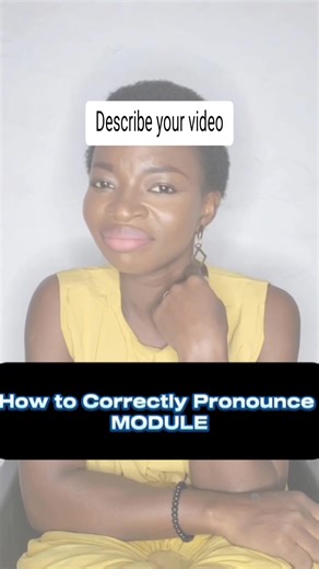 Correctly Pronouncing 'Module' in English
