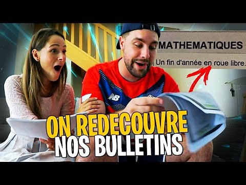 On redécouvre nos bulletins scolaires avec ‪@Valouzz_‬ 🤣