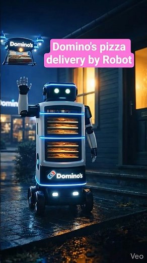 Robot delivers Domino’s pizza Faster Than Humans #motivation