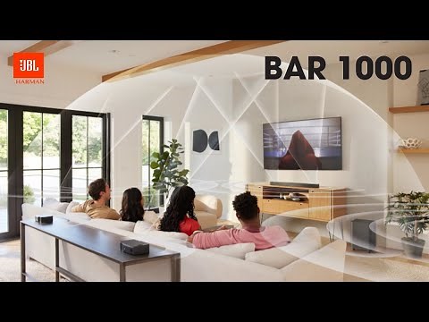 JBL BAR 1000 | 7.1.4ch 完全ワイヤレスサラウンドシステム