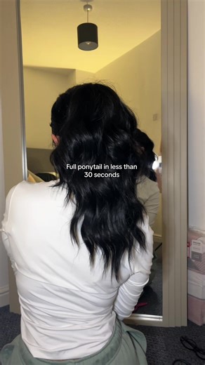 Create a Full Ponytail in Under 30 Seconds