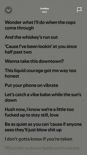 Lowkey by NIKI - Full Lyrics and Meaning
