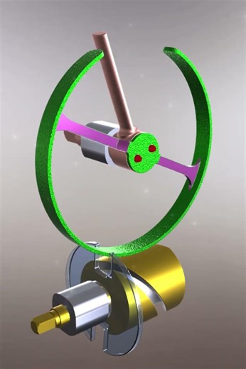 Spatial Geneva Mechanism | Intermittent 3D Motion ⚙️ #shorts