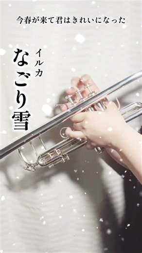 【昭和の春うた】なごり雪 / イルカ #トランペット