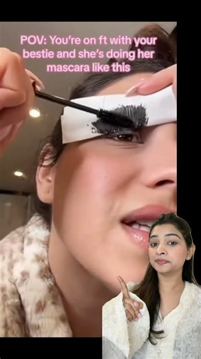 This mascara hack🔥 #makeuphacks #hacks #easyhacks #makeuplover #tutorial #mascarahacks #trend #fyp
