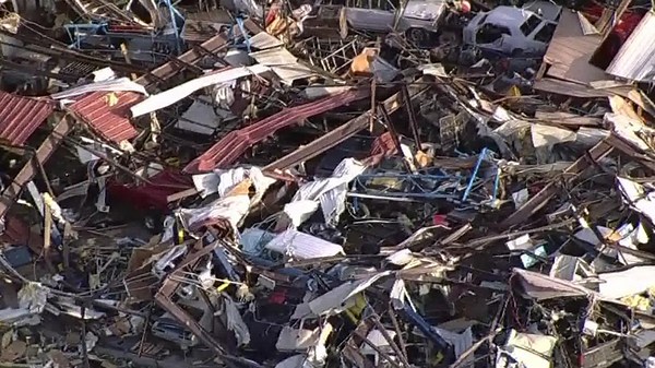 PHOTOS: Buildings, vehicles damaged across North Texas as severe storms moved through Saturday night