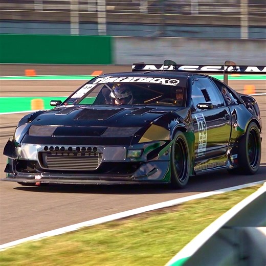 Onboard a single turbo V8 swapped Nissan 300ZX full-blown Time Attack build! | NM2255