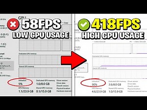 How to Fix Low GPU Usage While Gaming ✅ (Boost FPS & Utilization 2025)