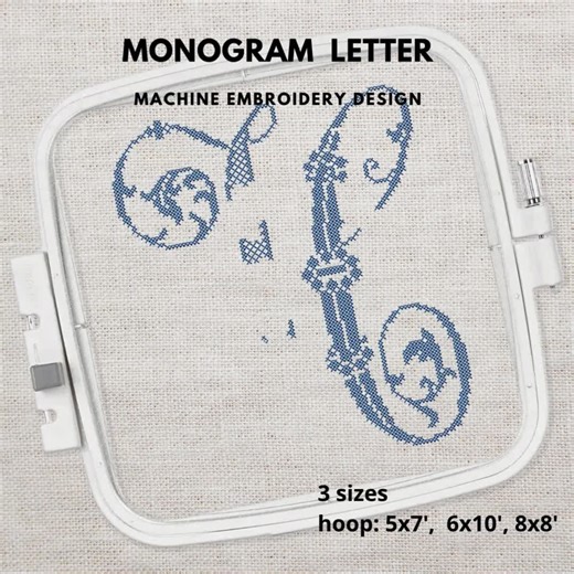 Floral Letter H Embroidery Design - Elegant Wedding Monogram (Digital Download)