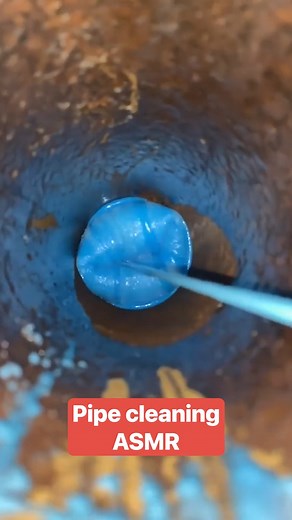 This is what it sounds like to deep clean and reline pipes. #asmr #asmrsounds #pipecleaning | Insider Tech