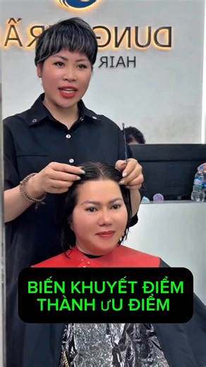 2.6K views · 113 reactions | Che hết khuyết điểm trán hóp và thích nhất về nhà gội sấy khô tung toé là xong- đẹp trẻ sang #tocngan #tocdep #toctem #toctrungnien #haircut #dungtranhairsalon #dungtranhairgroup #dungtran #cattocngandep #reviewtocdephanoi #thietketocdep #tocpixie #tocnganhiendai | Dung Trần | Facebook