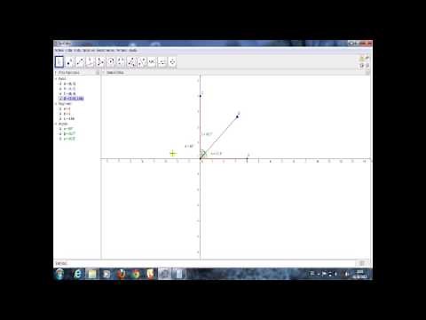 Como hacer angulos en Geogebra
