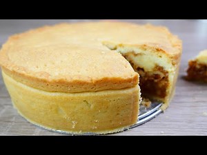 Graubünden nut pastry (Engadiner Nusstorte) German recipe #32 瑞士坚果蛋糕