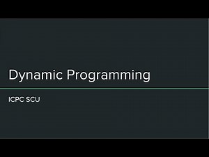Dynamic Programming: Introduction