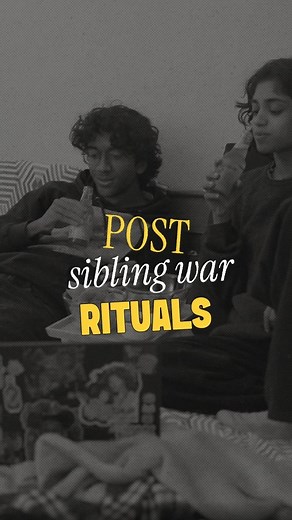 Noice on Instagram: "2am snack break is the universal sibling peace code ✌🏻🕊️☮️ is this true for your sibling too? [noice , sibling wars , 2am snacks]"
