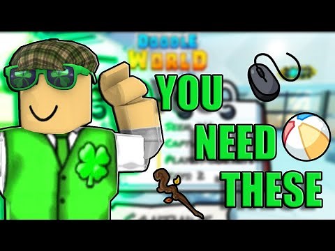 How to get EVERY EQUIPMENT in DOODLE WORLD! (Roblox)