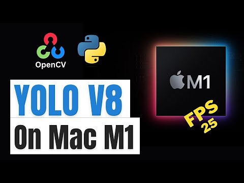 Object Detection with YOLO v8 on Mac M1 | Opencv with Python tutorial