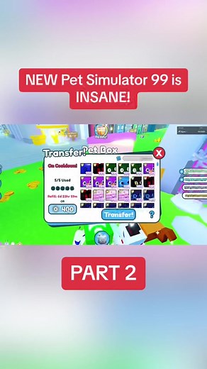 NEW Pet Simulator 99 is INSANE! #fyp #roblox #robloxfyp #toilettowerdefense #digito #digitosim