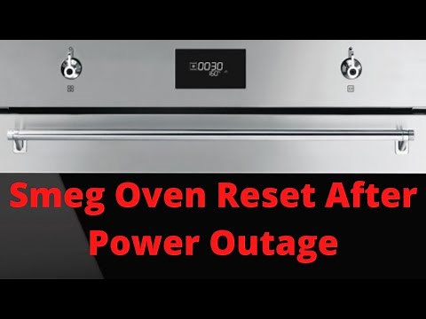 SMEG Oven Reset after Power Failure - SMEG Oven Not Working - Smeg Oven Clock Reset