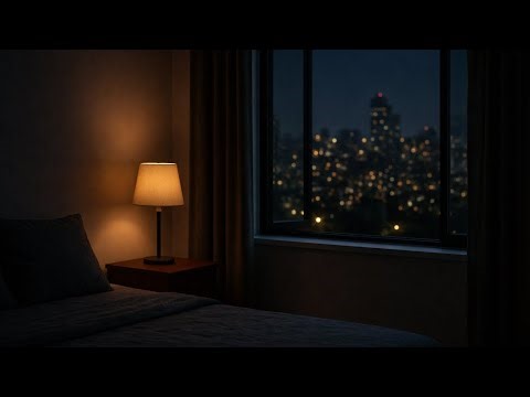 City Night Ambience for Deep Sleep | Distant Traffic & Soft Urban Sounds