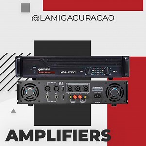 The Gemini XGA-2000 Physical Specifications: Dimensions: 19" x 3.5" x 13.8" (482mm x 89mm x 350mm) Weight: Approximately 21 lbs (9.5 kg) This #amplifier is suitable for various applications, including #DJs, live bands, and permanent #installations, offering robust performance and durability. Kaya Jacob Posner, unit 15, Near Mustache Barbershop . Visit our online store↓ www.lamigacuracao.com . Whatsapp: +599 9 465-5320 | L'Amiga | Facebook