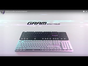 Tesoro GRAM low profile mechanical keyboard