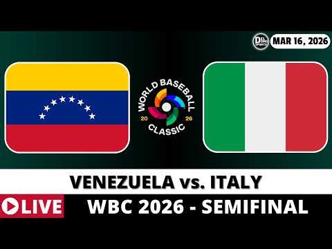 VENEZUELA VS ITALY ⚾️ World Baseball Classic 2026 Live Game Score Radio Play-by-Play