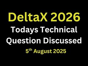 DeltaX Technical Interview Experience 2026 | Latest DeltaX Technical Questions Asked | 5th Aug 2025