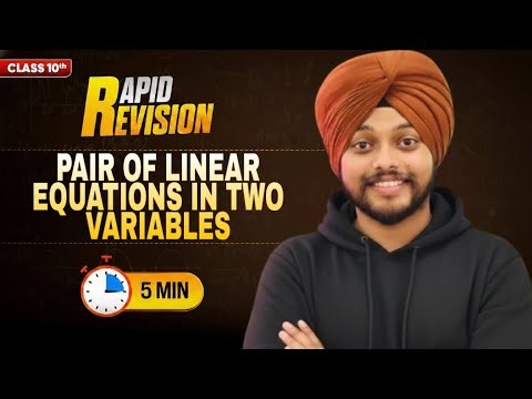 5 MINUTES = Pair of Linear Equation in Two Variables All Theory🔥| Maths Chapter 3 | Rapid Revision |