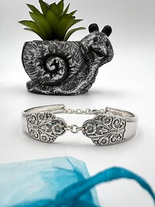 Precious Silver Spoon Bracelet, Silverware Jewelry - Etsy