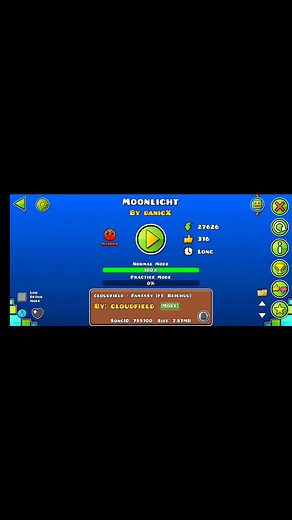 Moonlight Geometry Dash ID and Challenges