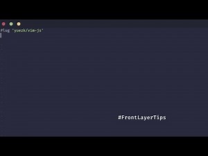 VIM Plugins ::: Javascript and ReactJS Syntax Highlightning