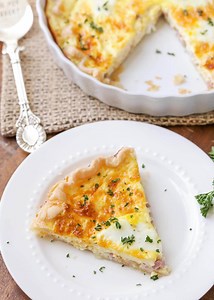 The Secret to a Perfectly Creamy Ham and Cheese Quiche Every Time