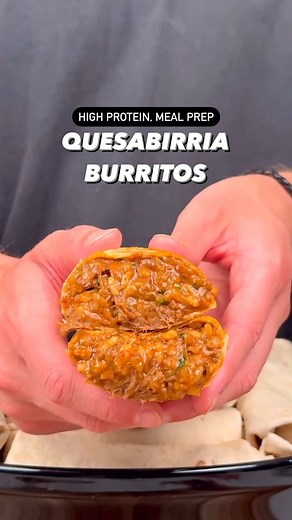 220K views · 1.7K reactions | Slow Cooker Quesabirria Burritos (High...