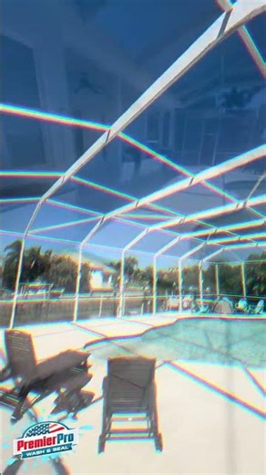 Lanai Power Washing in MiraBay Apollo Beach FL | Screen, Frame & Deck Cleaning