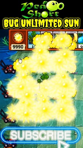 Bug Unlimited Sun - Plants Vs Zombies #shorts #PVZ #pvz2 #Pvzhack #PVZmod #pvz3 #plantsvszombies