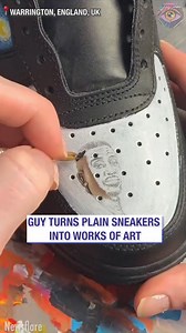 35K views · 76 reactions | Shoes are his canvas  | 7-Second Riddles | Facebook