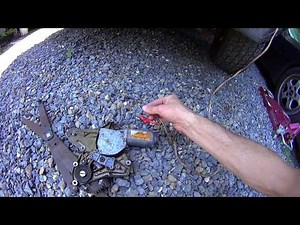 Testing a Window Regulator Electric Motor - Porsche 944