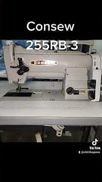 Consew 255RB-3 Single needle, standard arm, large bobbin, walking foot with manual foot lift and